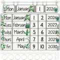Boho Flip Calendar for Classroom Bulletin Board Set Boho Rainbow Calendar Class Whiteboard Decor with 2026 to 2030 Years Date Cards and Adjustable Rod for Home Elementary School Teacher Supplies