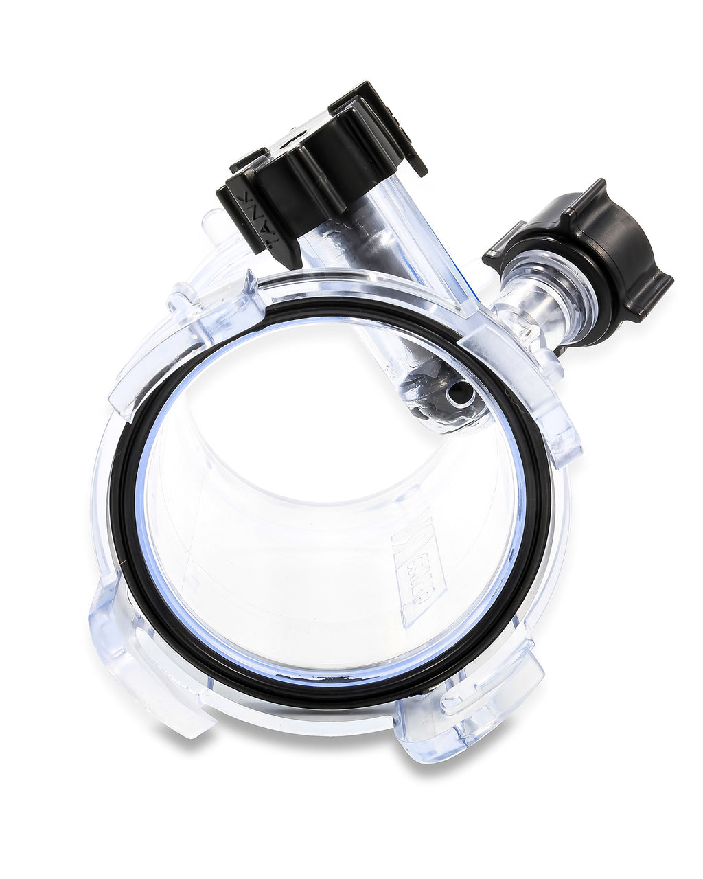 Camco Dual Flush Pro Camper/RV Holding Tank Rinser - Features 3-Inch Gate Valve & Reverse Flush Valve - Empties & Flushes RV Black Water Tanks and RV Sewer Hose (39062)