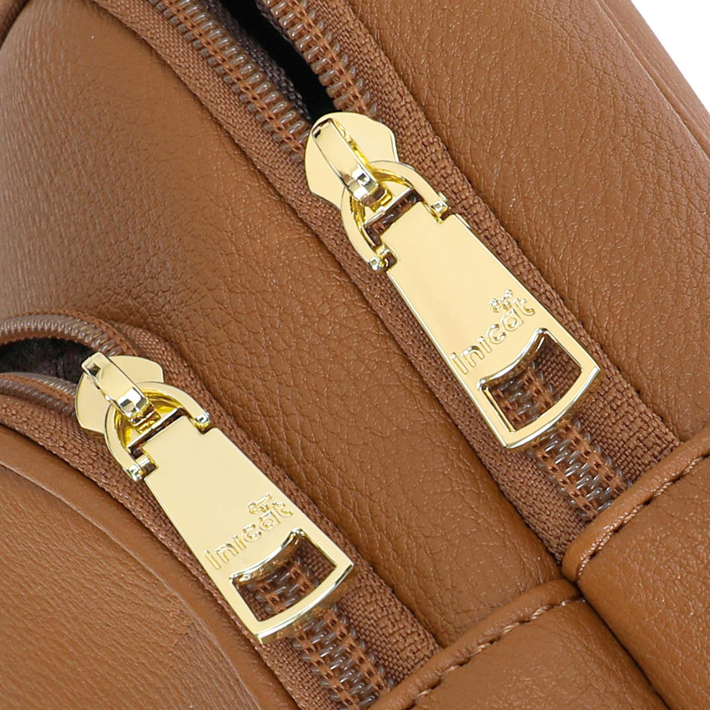 INICAT Small Crossbody Sling Bags Faux Leather Fanny Packs Purses for Women Everyday & Travel