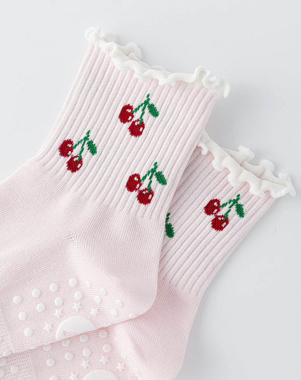 Yawlsow Pilates Grip Socks for Women Yoga Grippy Socks Cute Barre Non Skid Athletic Crew Sticky Sock Workout Hospital