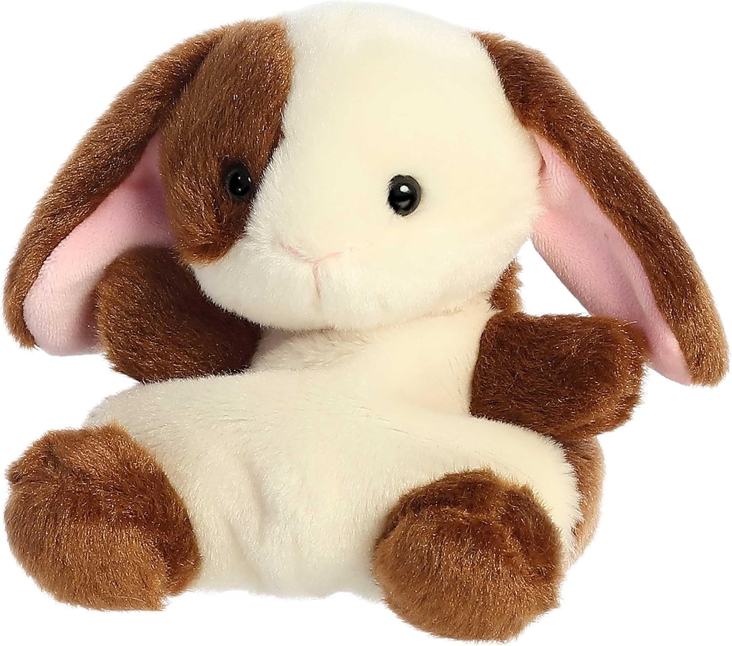 Aurora® Adorable Palm Pals™ Clover Bunny Stuffed Animal - Fun Collectible Plush for Kids and Adult Collectors - Perfect for Decorating Rooms and Birthday Gifts - Brown 4.5 Inches