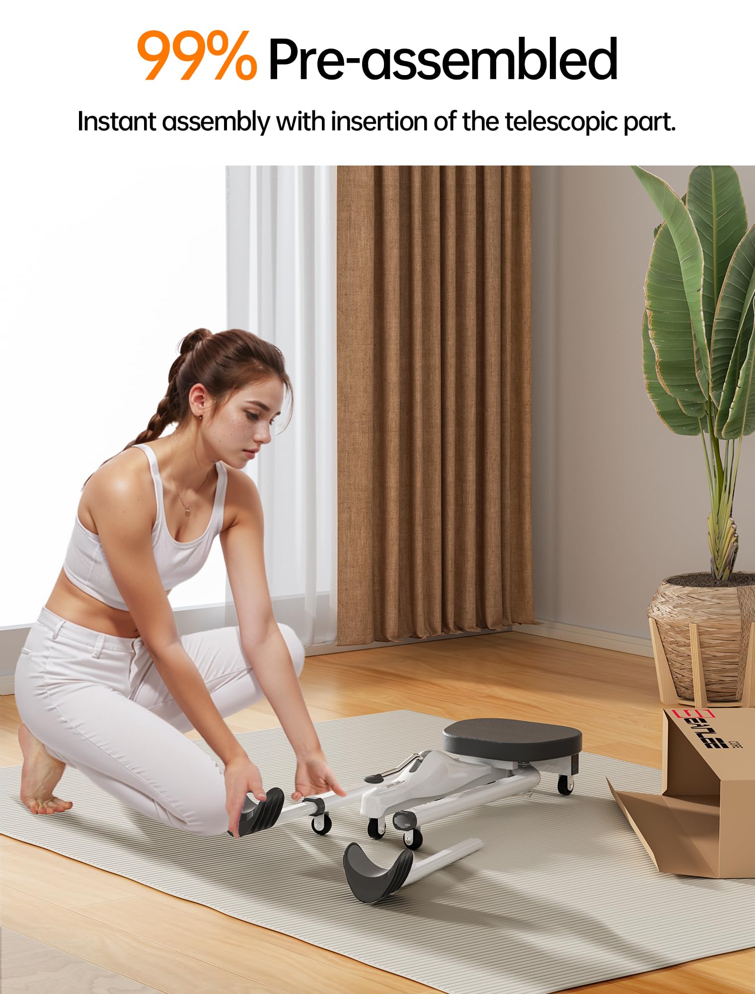 Split Machine, Leg Stretcher Machine to Improve Flexibility and Quality of Stretching, Equipment Suitable for Ballet, Cheerleading Dance, Gymnastics and Other Sports