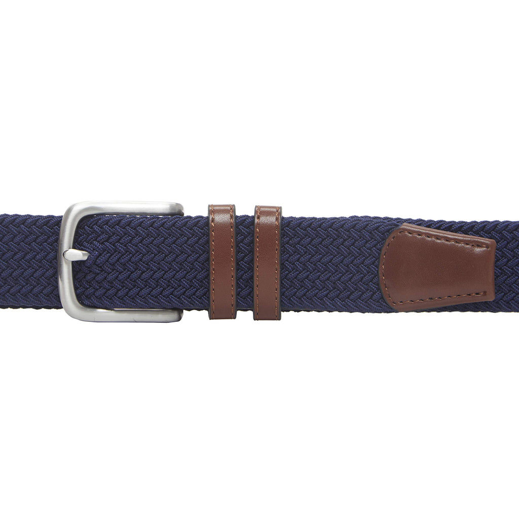 Amazon Essentials Men's Stretch Woven Braid Belt for Jeans