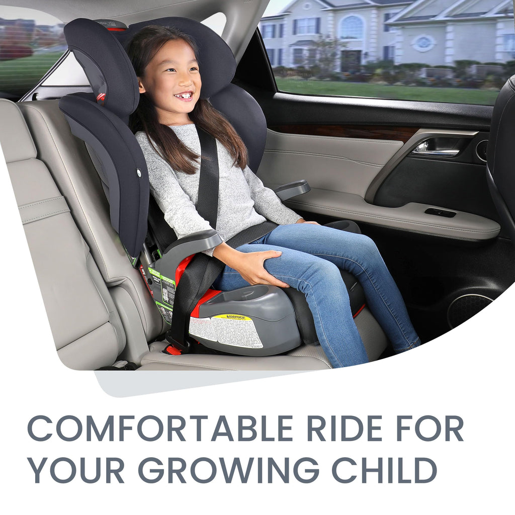 Britax Grow with You ClickTight Harness-2-Booster Car Seat, 2-in-1 High Back Booster, Black Contour