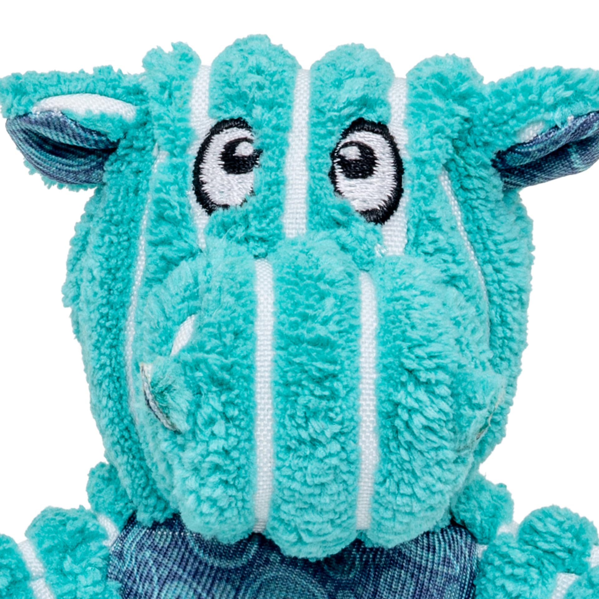 KONG Floppy Knots - Durable No‑Stuffing Squeaky Rope & Plush Dog Toy - for Teething, Playing (Bunny, Small/Medium)
