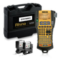 DYMO Industrial Label Maker & Carry-Case RhinoPRO 5200 Label Maker, for Job Sites and Heavy-Duty Labeling Jobs, Prints Fast, Includes 2 Rolls of DYMO Industrial Vinyl Labels