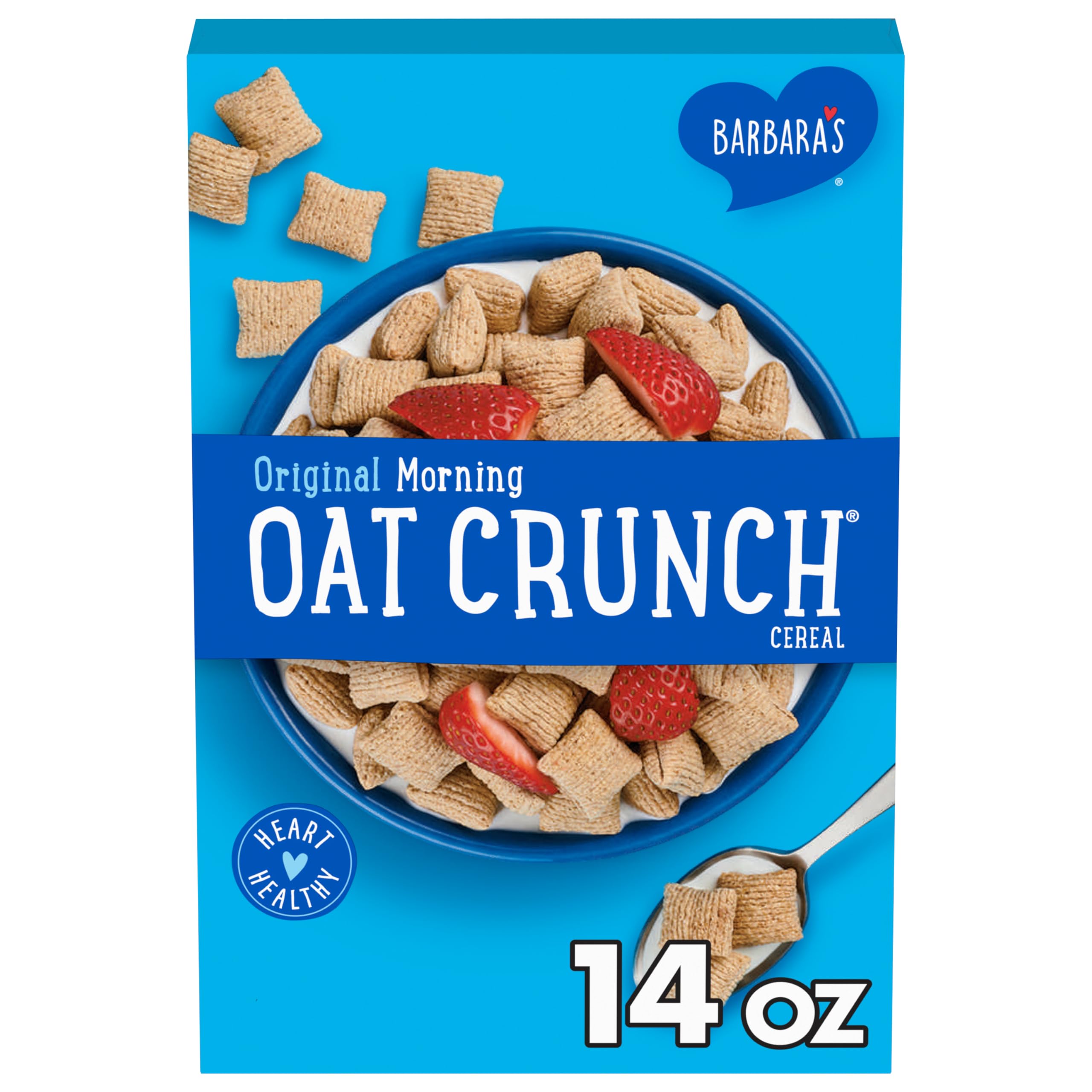 Barbara's Bakery, Non-Gmo Cereal, Morning Oat Crunch, 14 Oz (Packaging May Vary)