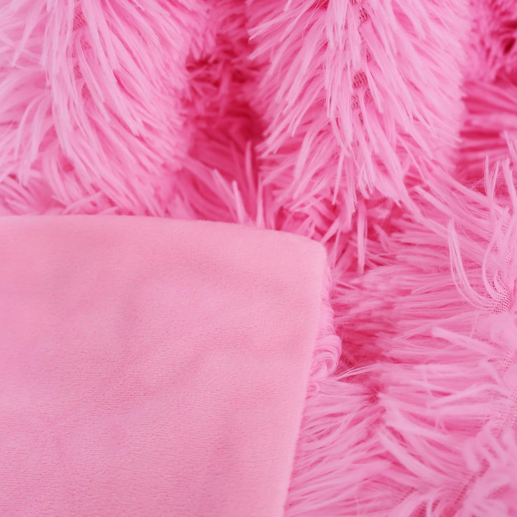 Plush Super Soft Blanket Bedding Sofa Cover Furry Fuzzy Fur Warm Throw Qulit Cozy Couch Blanket for Winter (51"x63", Black)