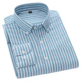 Cromoncent Mens Cotton Oxford Shirt Long Sleeve Button Down Dress Shirts with Pocket