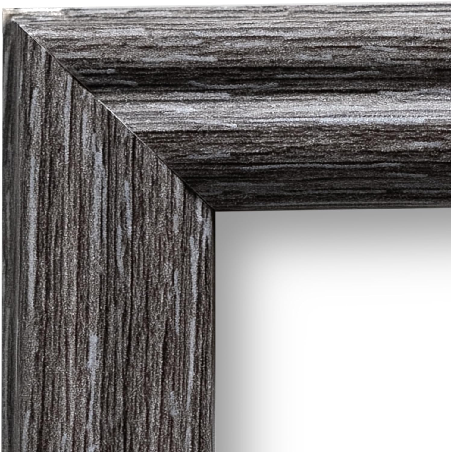 Barnwood Gray A1 Picture Frame .75" Inch Wide - Handmade American Solid Wood Picture Frames with Preinstalled Hangers and UV Blocking Plexiglass Frames