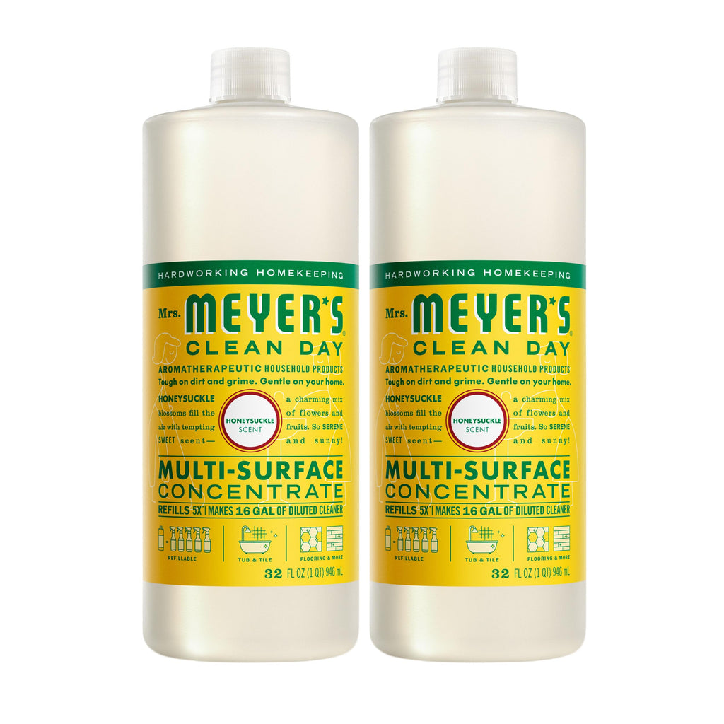 MRS. MEYER'S CLEAN DAY Multi-Surface Cleaner Concentrate, Use to Clean Floors, Tile, Counters, Lavender, 32 fl. oz