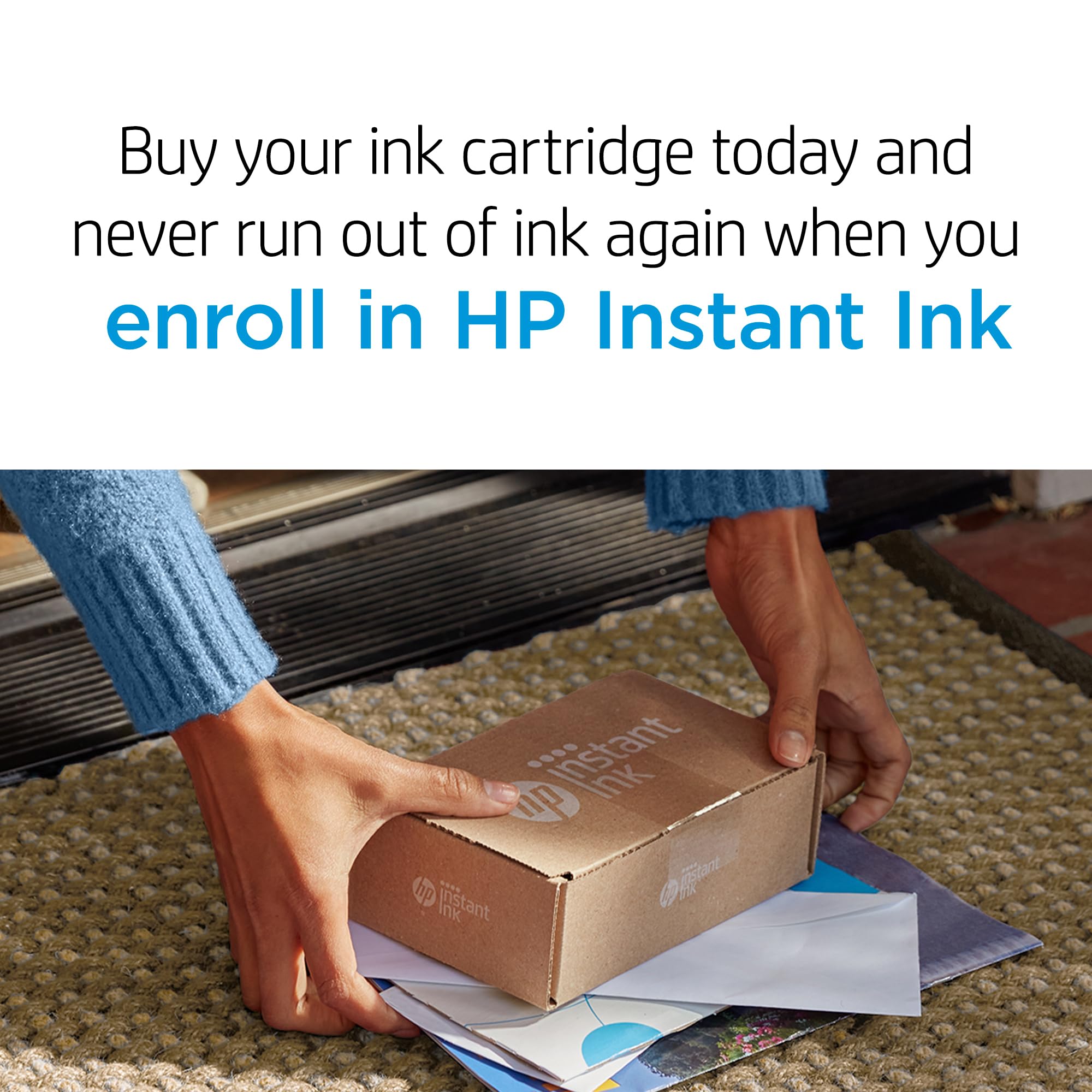HP 67 Black Ink Cartridge Printers | Works with DeskJet 1255, 2700, 4100 and Envy 6000, 6400 Series, Eligible for Instant Ink, 3YM56AN, Pack of 24