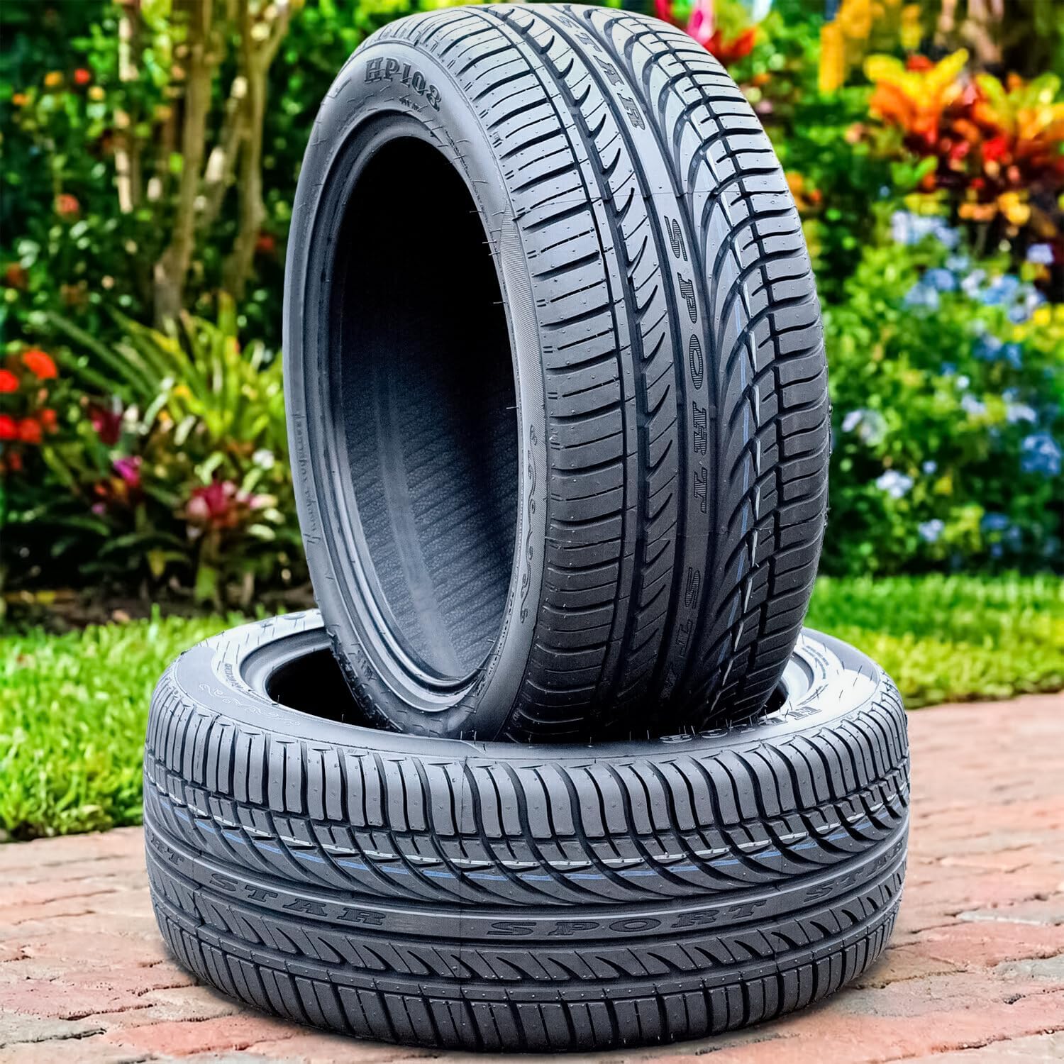 Set of 2 (TWO) Fullway HP108 All-Season Passenger Car Performance Radial Tires-225/60R16 225/60/16 225/60-16 98H Load Range SL 4-Ply BSW Black Side Wall UTQG 380AA