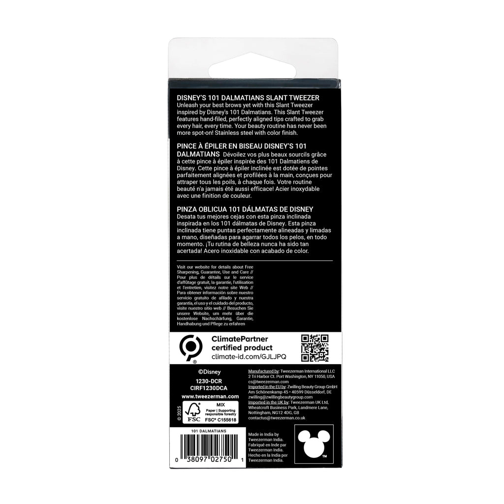 Tweezerman Exclusive 40th Birthday Slant Tweezer - Hair Removal Tweezers, Stainless Steel