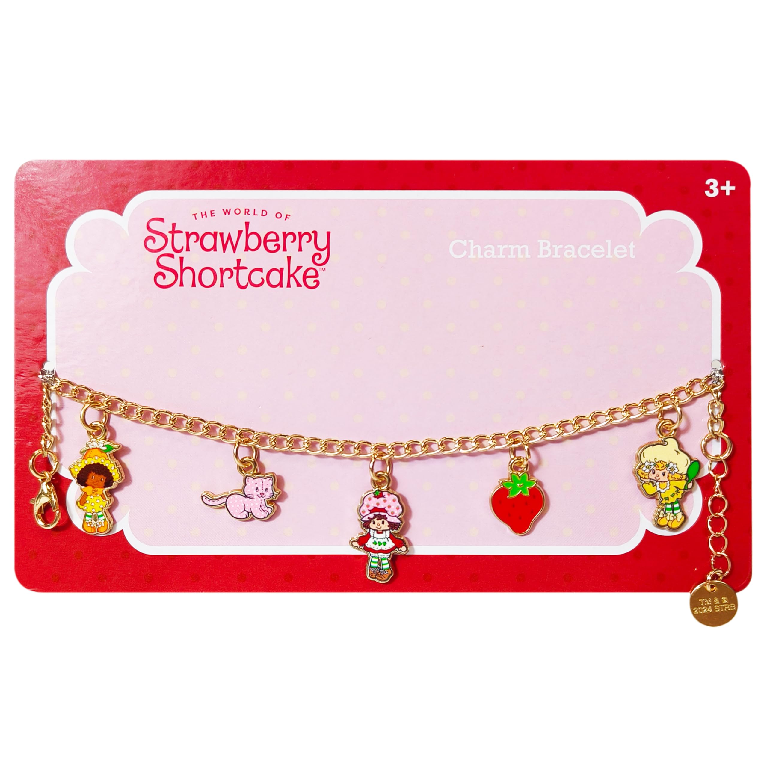 LUV HER 7" Minecraft Bracelet with 4 Metal Charms - Minecraft -Ages 3+
