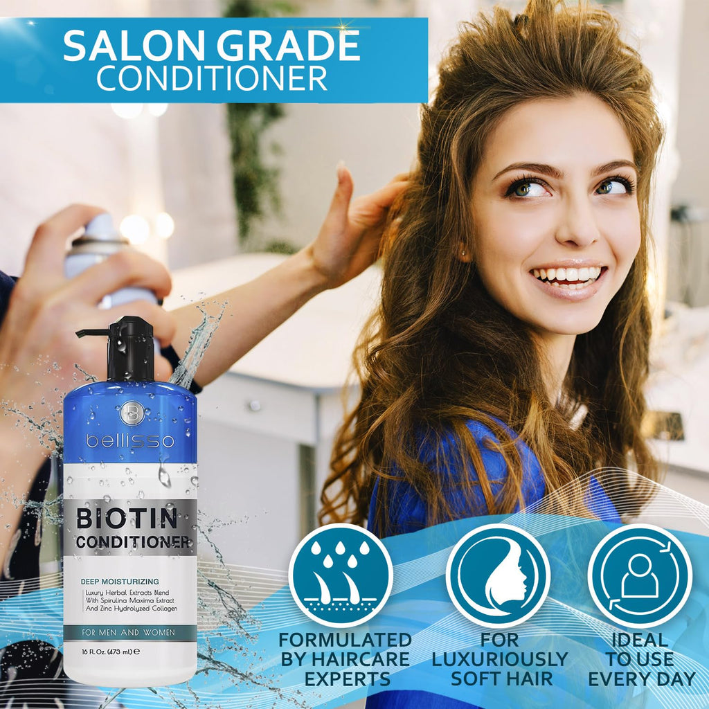 Apple Cider Vinegar Conditioner - Sulfate Paraben and Silicone Free - For Dry, Damaged and Oily Hair - Anti Dandruff Product for Fine Itchy Scalp Build Up - Cleansing Treatment for Women and Men