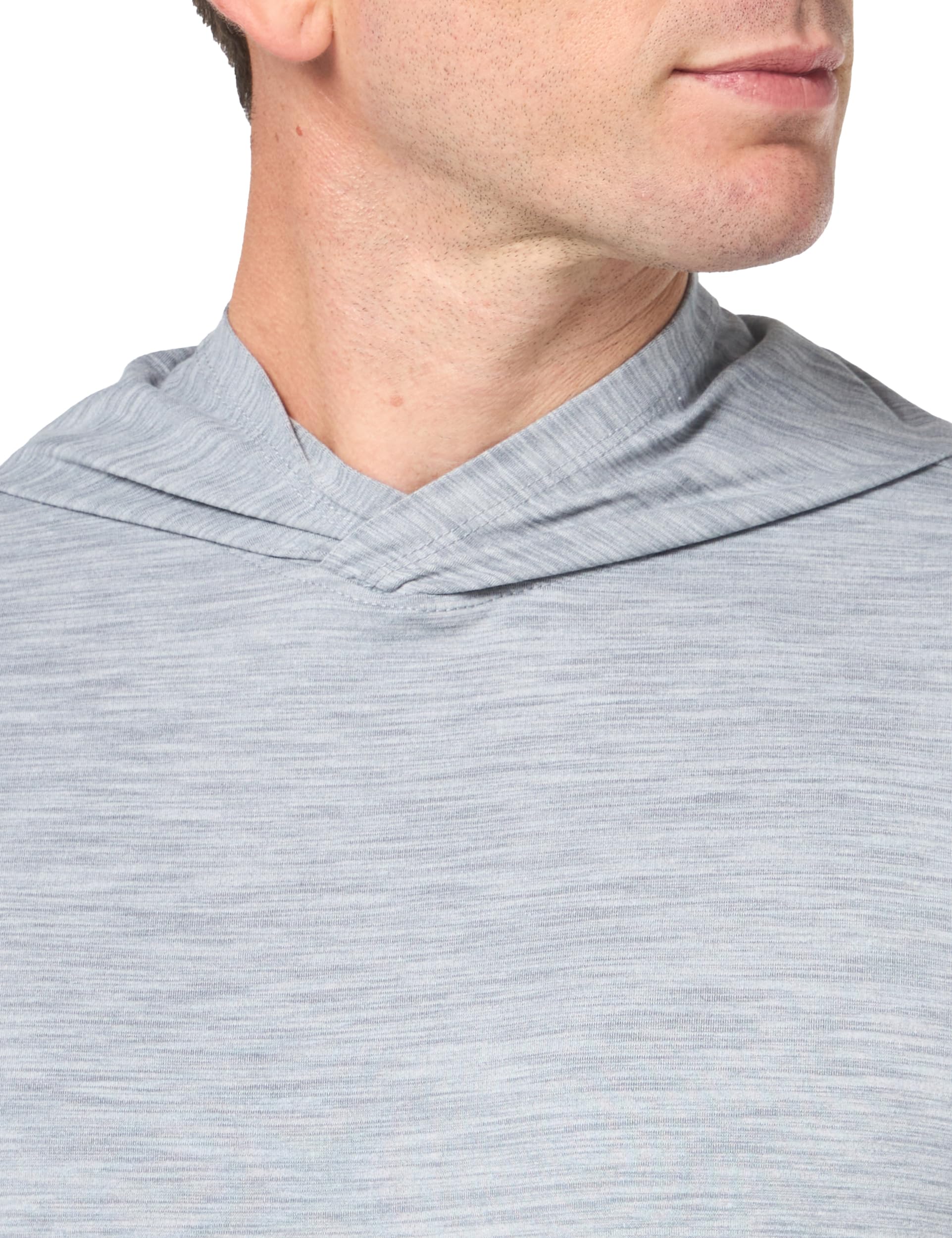 Amazon Essentials Men's Long Sleeve Quick Dry Performance Tech Hooded Workout T-Shirt