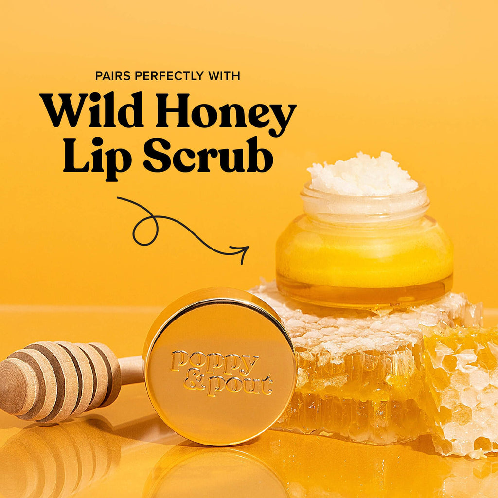 Poppy & Pout Blood Orange Mint Jumbo Lip Balm | All Natural Lip Balms & Moisturizers | Hydrates with Beeswax, Vitamin E, Organic Coconut Oil | Cruelty-Free | Lip Balm in Recyclable Cardboard Tube
