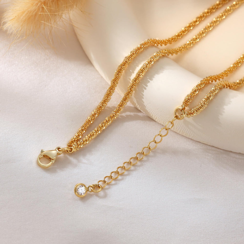 Freekiss Sterling Silver Ankle Bracelets for Women: Dainty Layered Waterproof Anklet for Women Adjustable Womens Anklet Set Stackable Figaro Beaded Cuban Link Anklets Beach Jewelry for Women