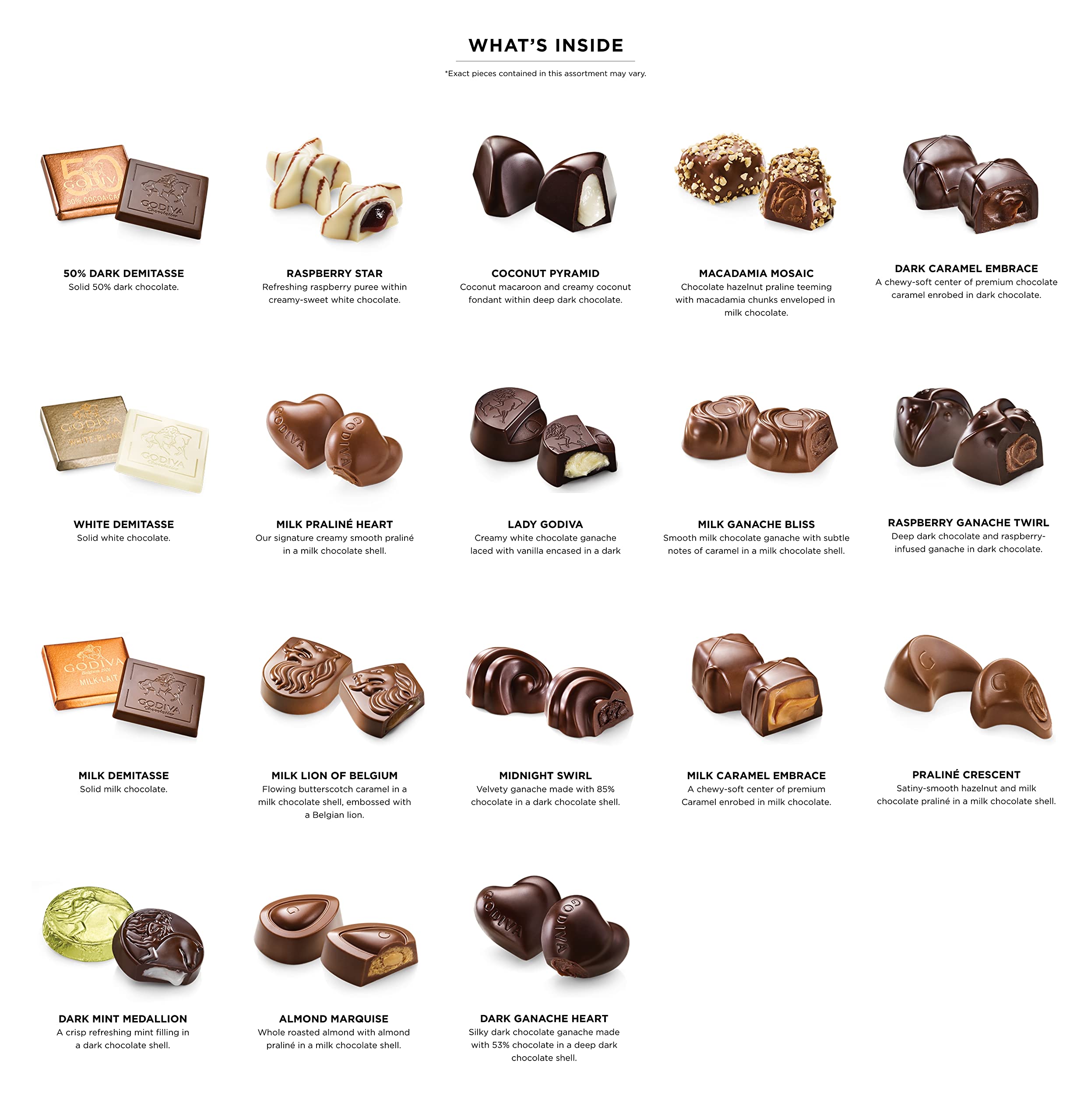 Godiva Chocolatier Gold Ribbon 9-Piece Assorted Chocolate Gift Box – Gourmet Chocolate Candy Variety Pack – Dark Caramel, Milk Chocolate, Nuts– Gift Basket for Congratulations, Birthday and Anniversary