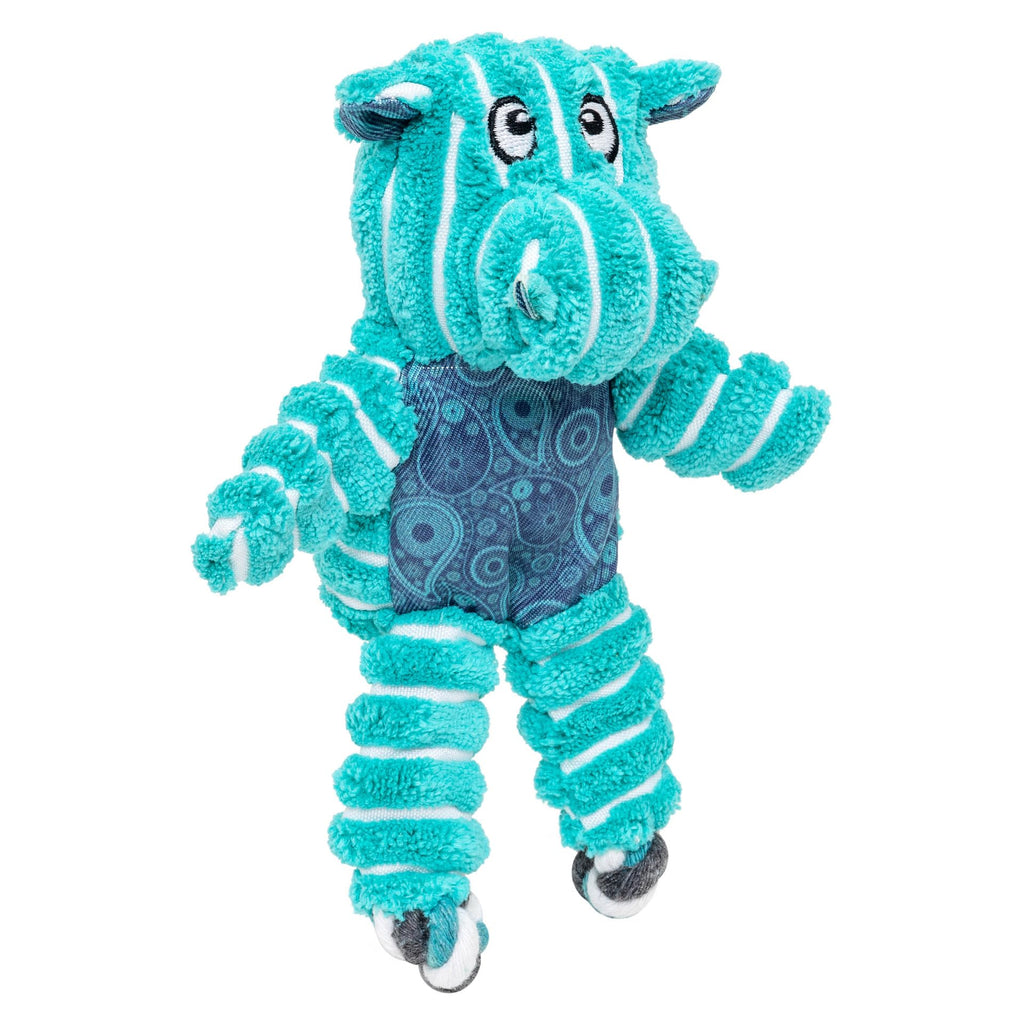 KONG Floppy Knots - Durable No‑Stuffing Squeaky Rope & Plush Dog Toy - for Teething, Playing (Bunny, Small/Medium)