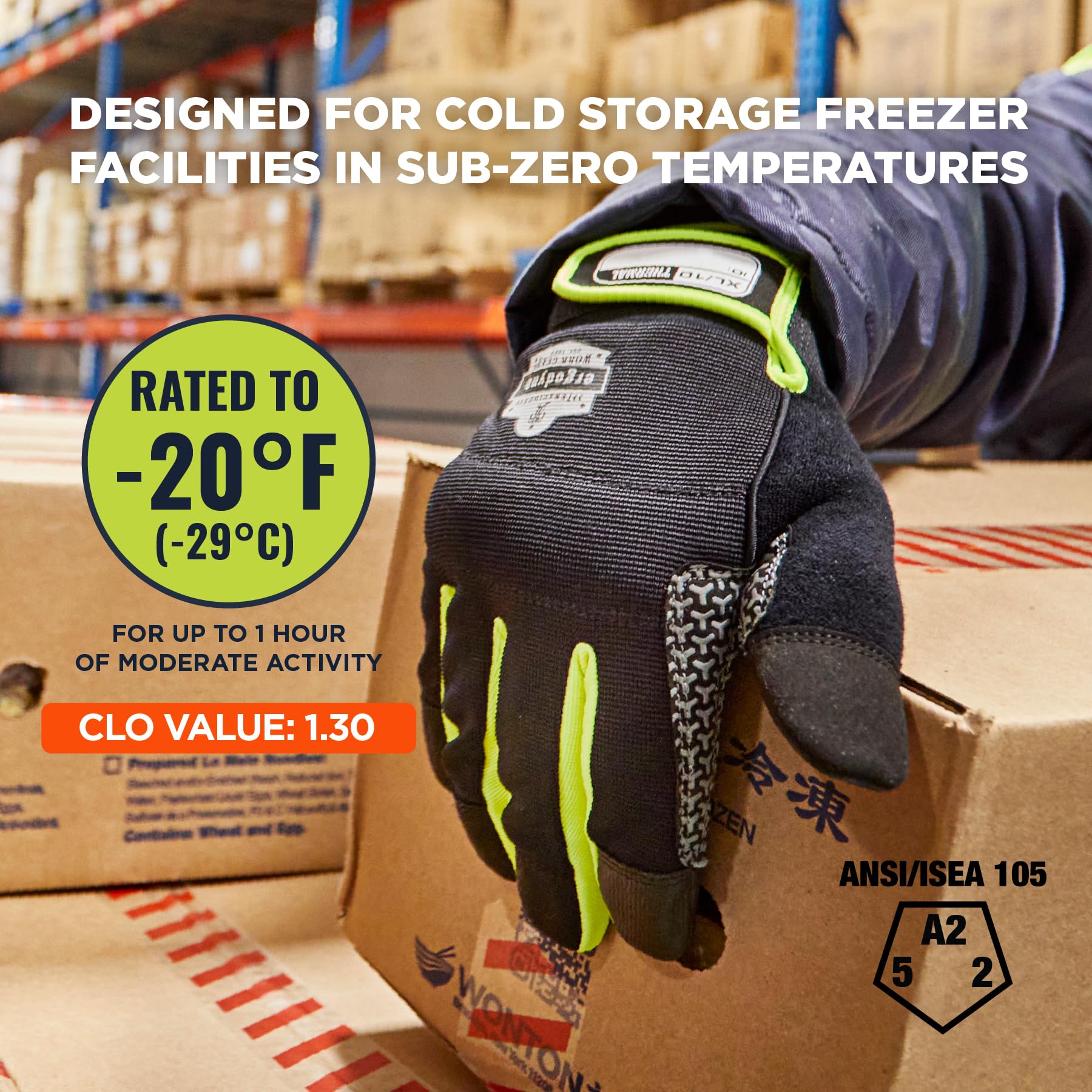 Ergodyne Unisex Adult Proflex 850 Insulated Freezer Gloves