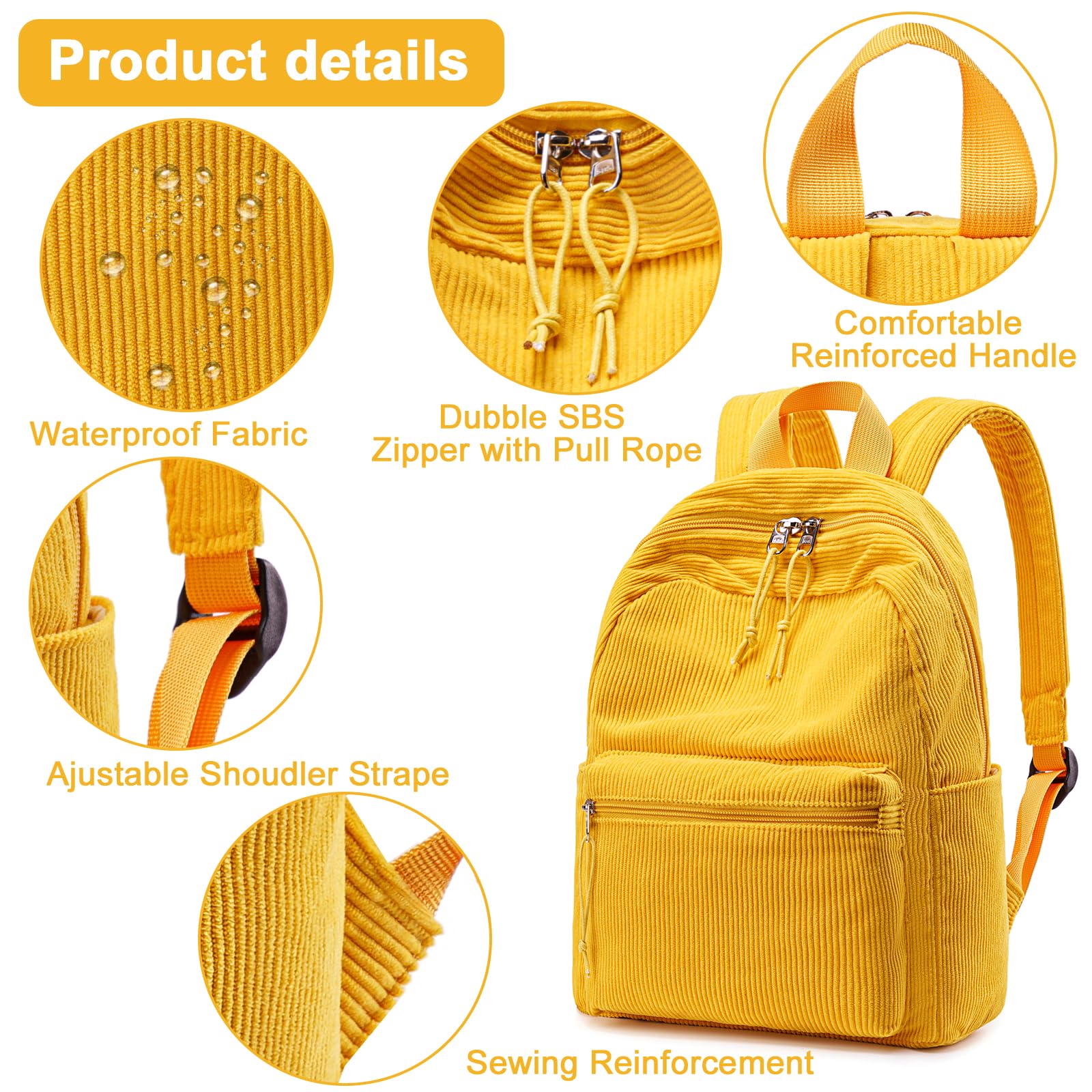 BTOOP Mini Backpack Women Girls Water-resistant Small Backpack Purse Shoulder Bag for Womens Adult Kids School Travel