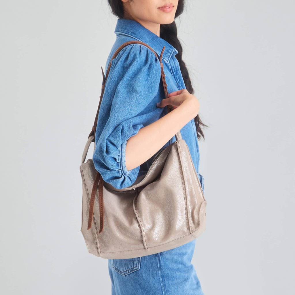 The Sak Los Feliz Hobo Purse - Premium Large Leather Women's Handbag for Everyday & Travel - Durable Purse With Zipper Pocket