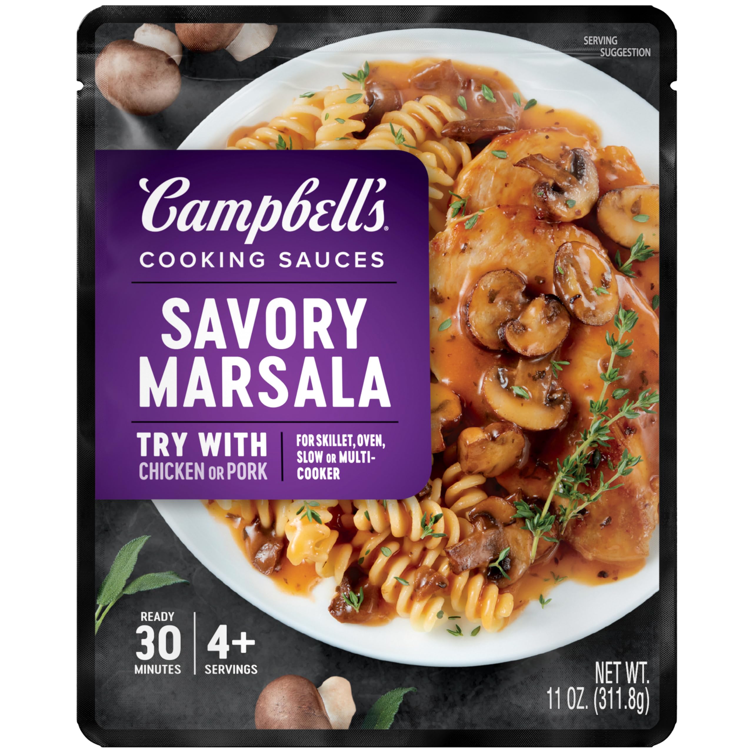 Campbell's Cooking Sauces, Hearty Beef Stew, 12 Oz Pouch