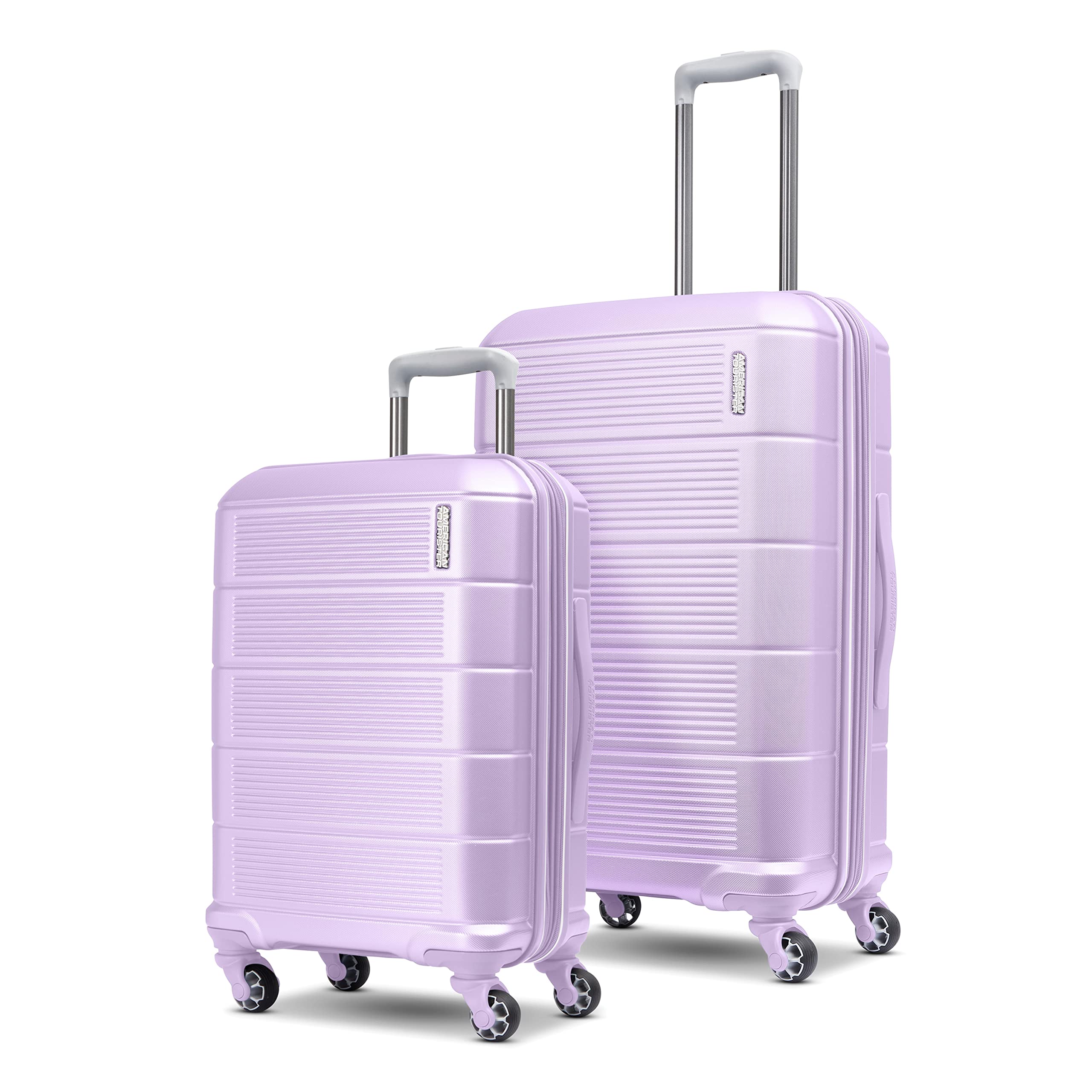 American Tourister Stratum 2.0 Expandable Hardside Luggage with Spinner Wheels, 2-Piece Set 20/28, Blue