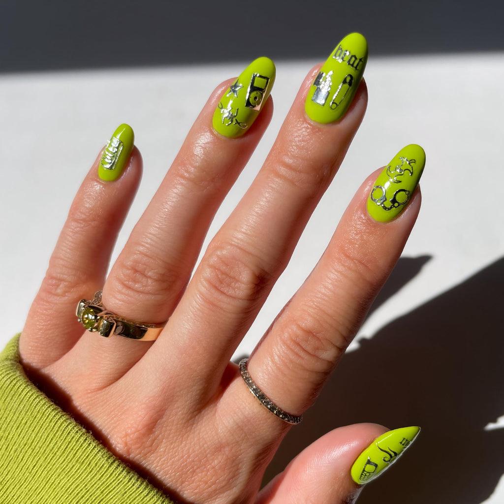 Deco Beauty 90s Baby - Super Thin & Easy-to-Apply Nail Art with The Cutest Designs - Durable & Long-Lasting Nail Art Stickers and Decals for Women, for DIY at-Home Manicures & Salon-Quality Nails