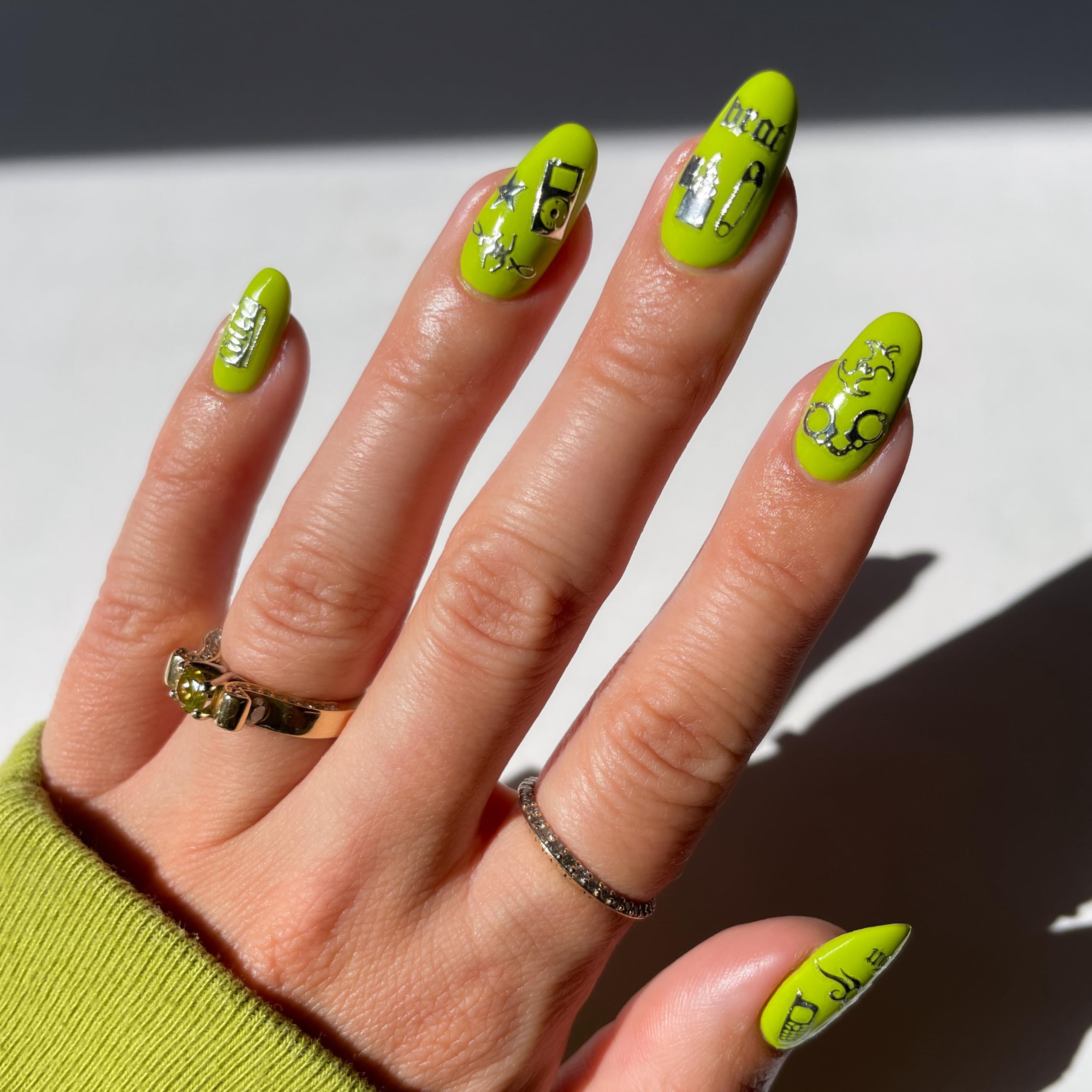 Deco Beauty 90s Baby - Super Thin & Easy-to-Apply Nail Art with The Cutest Designs - Durable & Long-Lasting Nail Art Stickers and Decals for Women, for DIY at-Home Manicures & Salon-Quality Nails