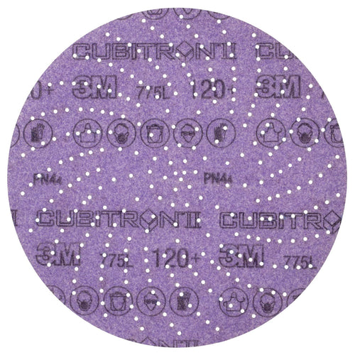 3M Xtract Cubitron II Hookit Clean Sanding Film Disc 775L, 150+, 3 in, Pack of 50 Hook and Loop Sanding Discs for Paint Preparation and Removal, General Sanding, Refining, Blending, and Featheredge
