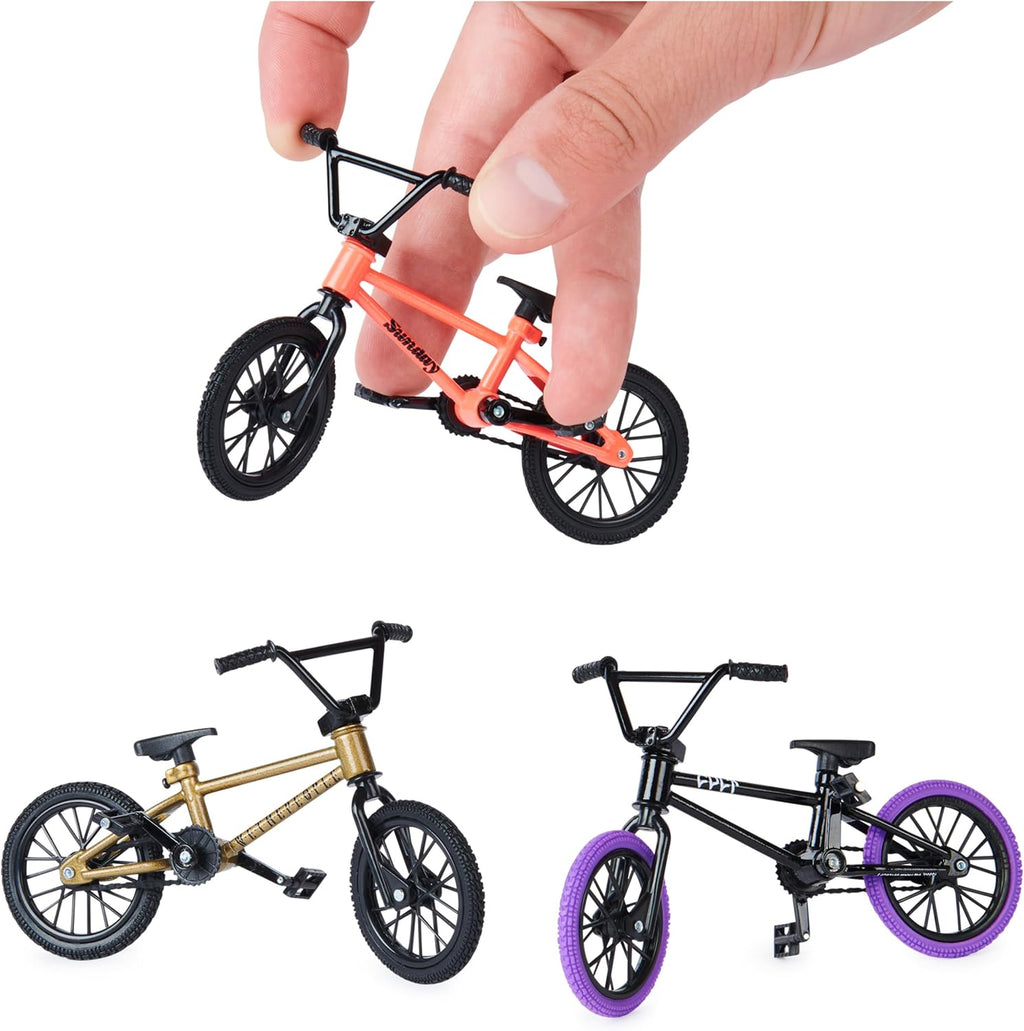 Tech Deck, BMX Finger Bike 3-Pack, Collectible and Customizable Mini BMX Bicycle Toys for Collectors, Kids Toys Ages 6 and Up (Amazon Exclusive)