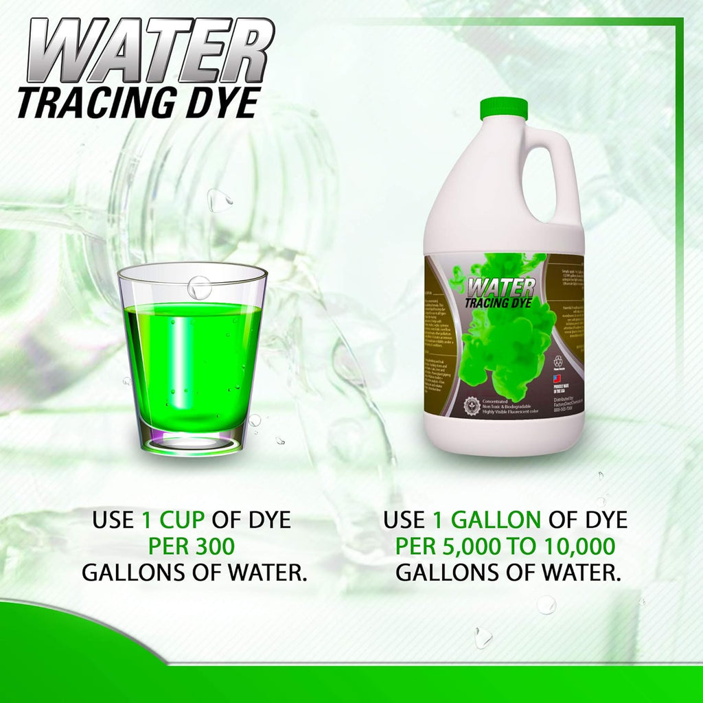 Green Gobbler Red Water Tracing & Leak Detection Flourescent Dye - 1 Gallon