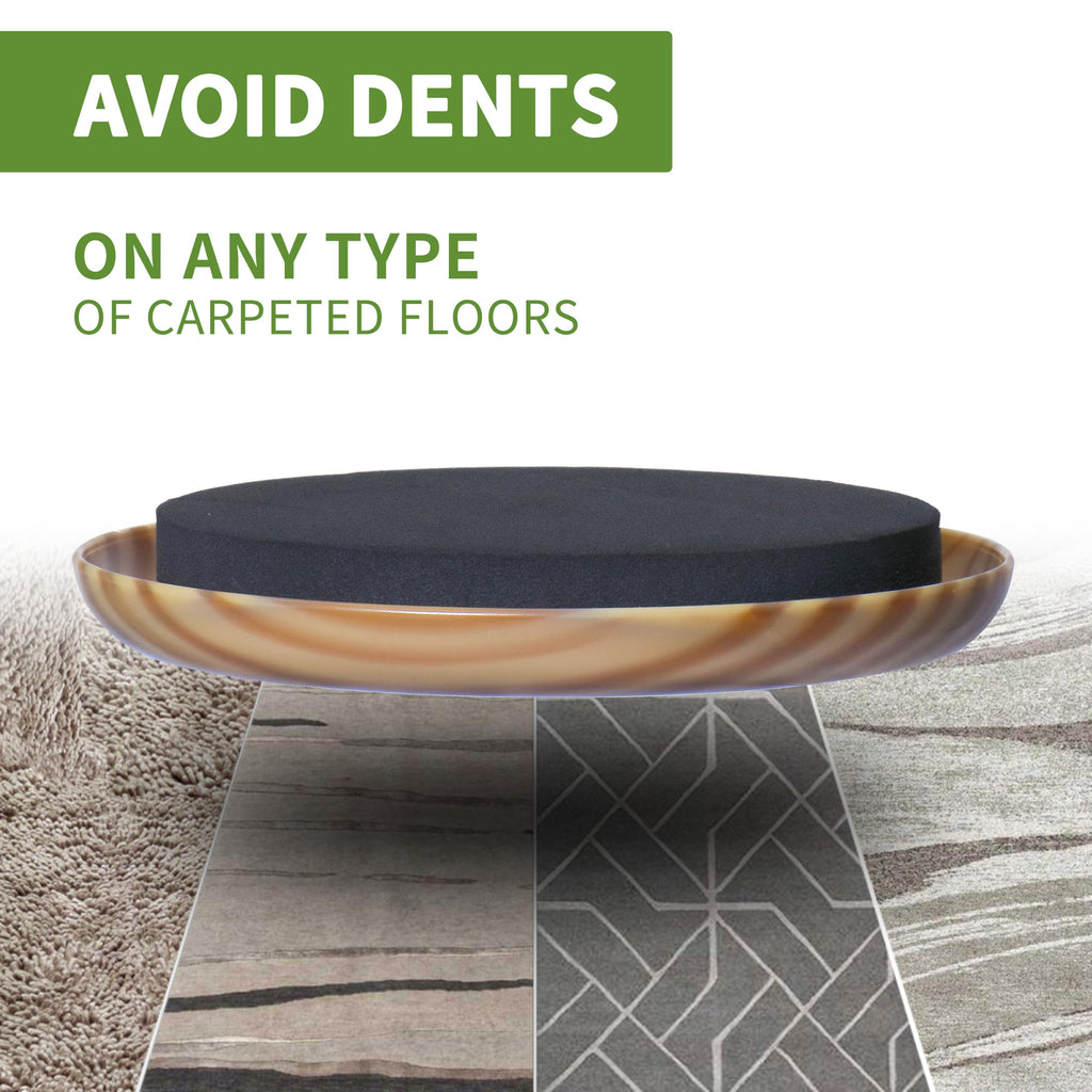 Furniture Sliders for Carpet 4 PCS - 9 1/2 inch Furniture Moving Slider Chair Legs Floors Protectors– Move Your Furniture Easy & Safely (for Carpet)
