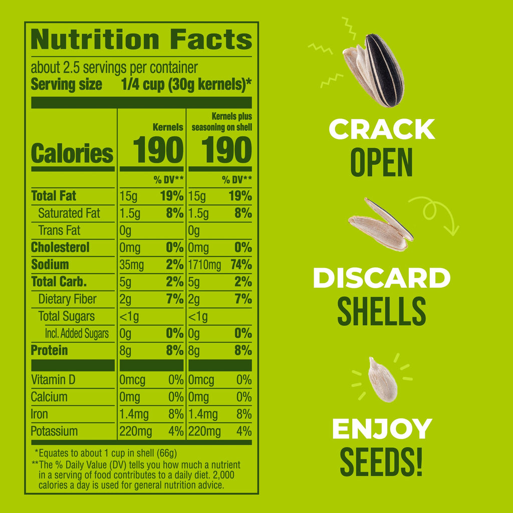 BIGS Sunflower Seeds, Vlasic Dill Pickle Flavor, 5.35 oz.