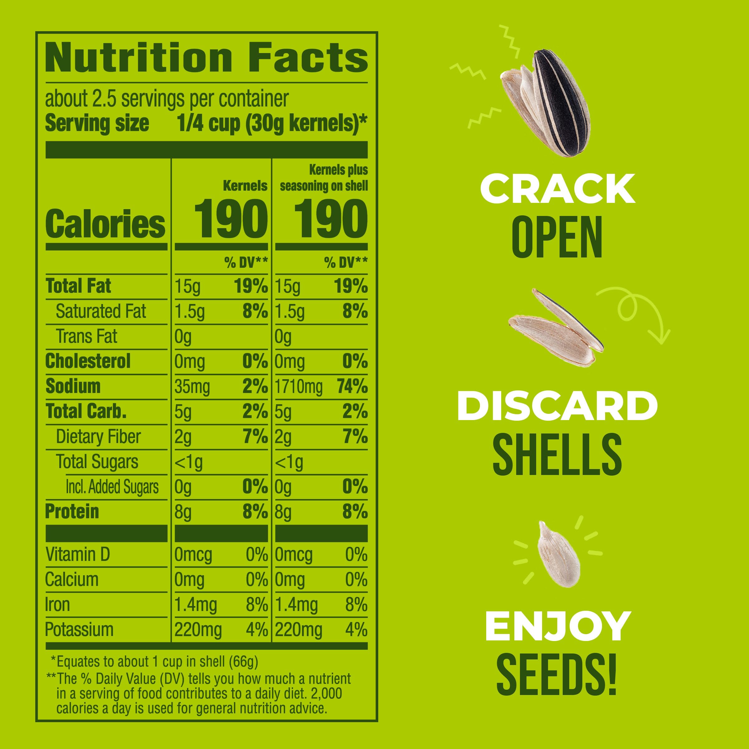BIGS Sunflower Seeds, Vlasic Dill Pickle Flavor, 5.35 oz.