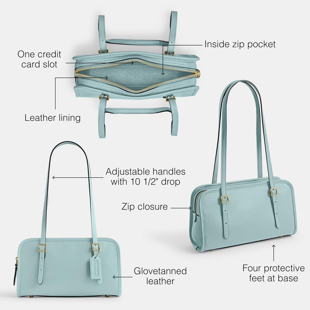 COACH Swing Zip Bag with Grommets