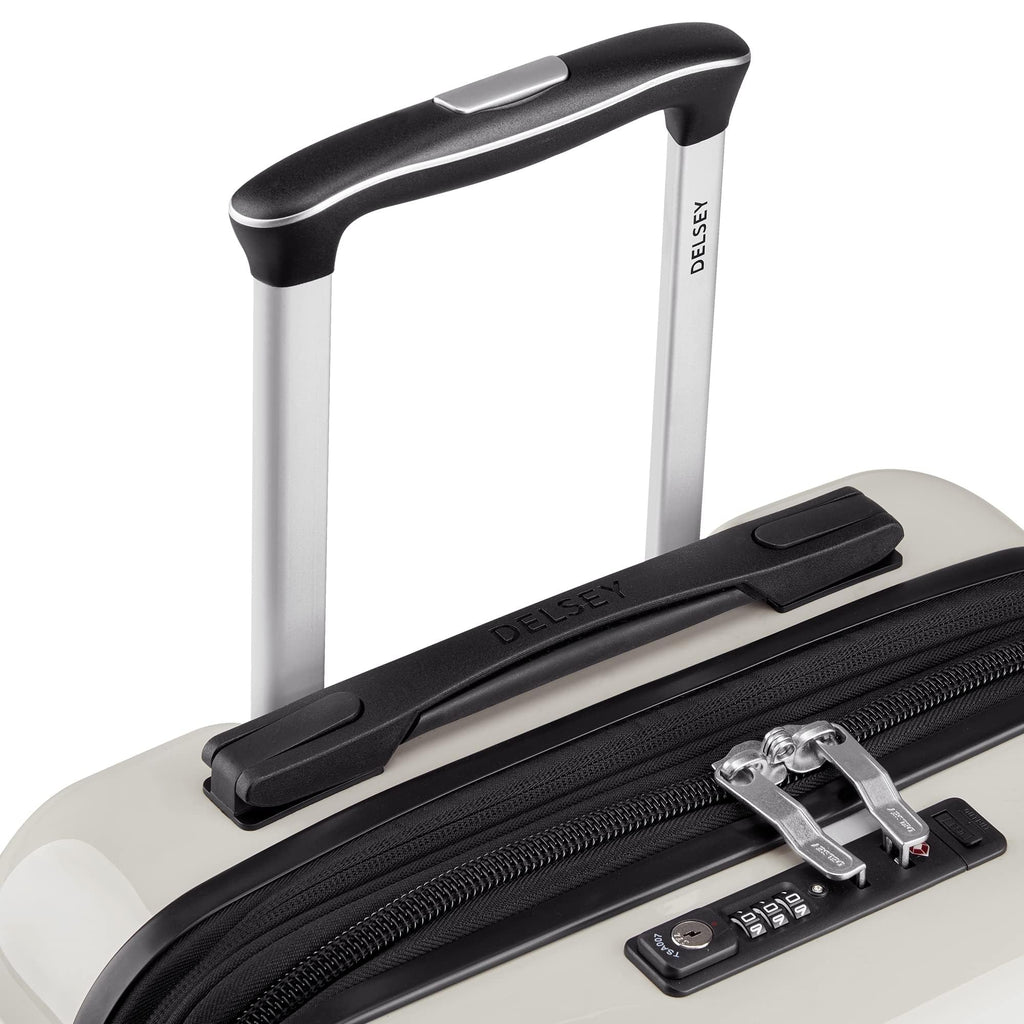 DELSEY PARIS Cruise 3.0 Hardside Expandable Luggage with Spinner Wheels, Black, Carry on 20 Inch
