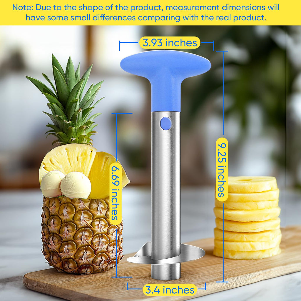 Pineapple Corer, [Upgraded, Reinforced, Thicker Blade] Newness Premium Pineapple Corer Remover, Stainless Steel Pineapple Core Remover Tool for Home & Kitchen with Sharp Blade for Diced Fruit Rings
