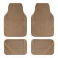 CAR PASS Car Seat Covers Full Set for Women Girls with Waterproof Car Floor Mats,Anti-Slip Leather Steering Wheel Cover,Universal Fit for SUVs,Vans,Trucks,Sedans,Cars (Combo Set,Black & Pink)