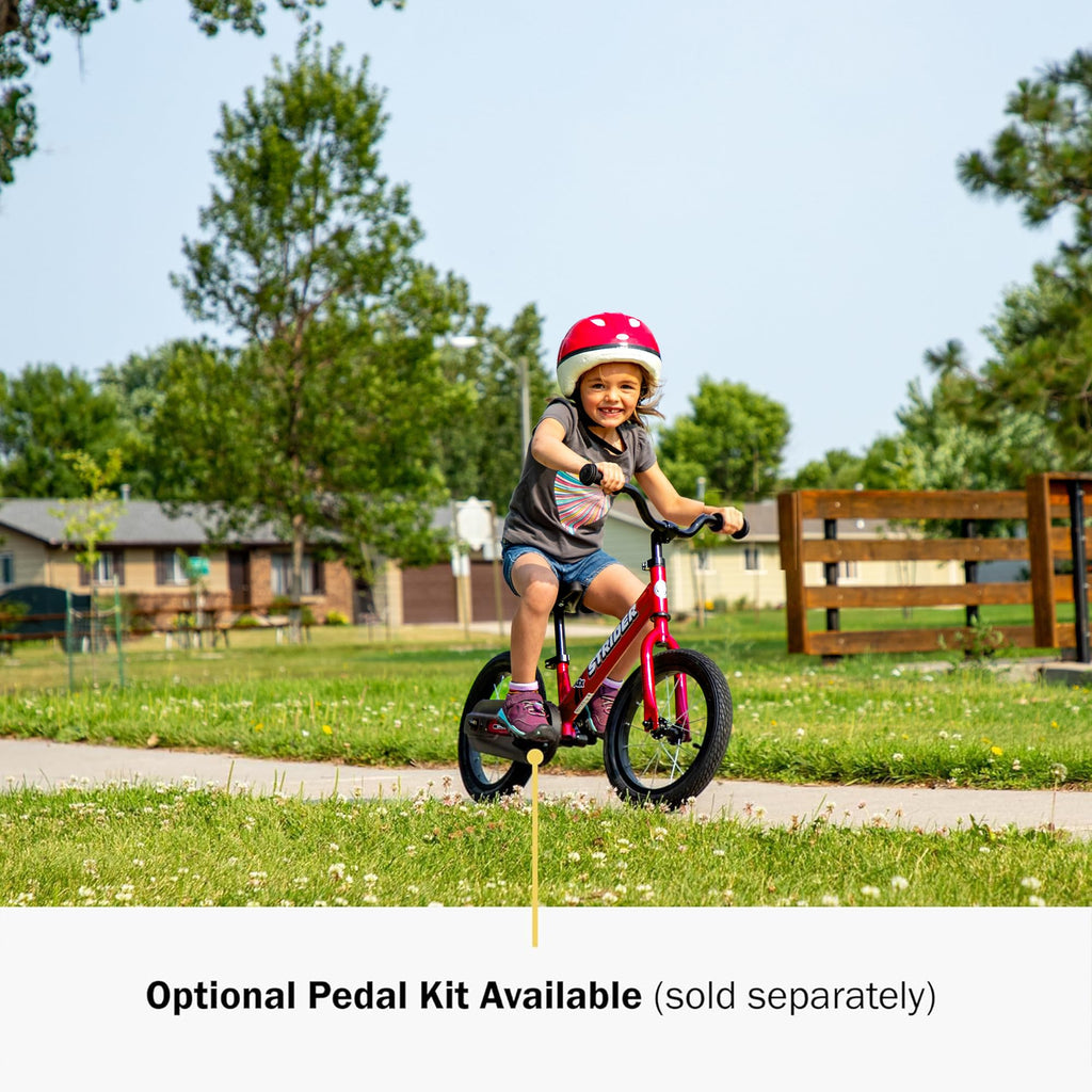 Strider 14x Classic, Balance Bike for Kids 3 to 6 Years - Includes Kid Sized Grips, Padded Seat, Performance Footrest, All-Purpose Tires-Easy Assembly, Tool-Free Adjustments