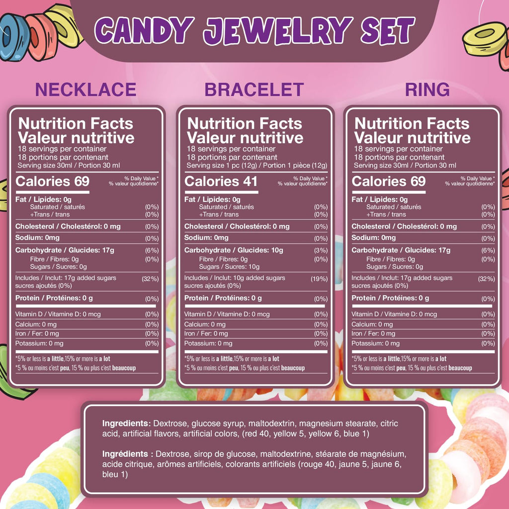 Fresh Finest 48-Count Bulk Candy Bracelets - Individually Wrapped Novelty Candy Bracelets. Perfect for Party Favors, Goody Bags, Candy Buffets, and Retro-Themed Events.