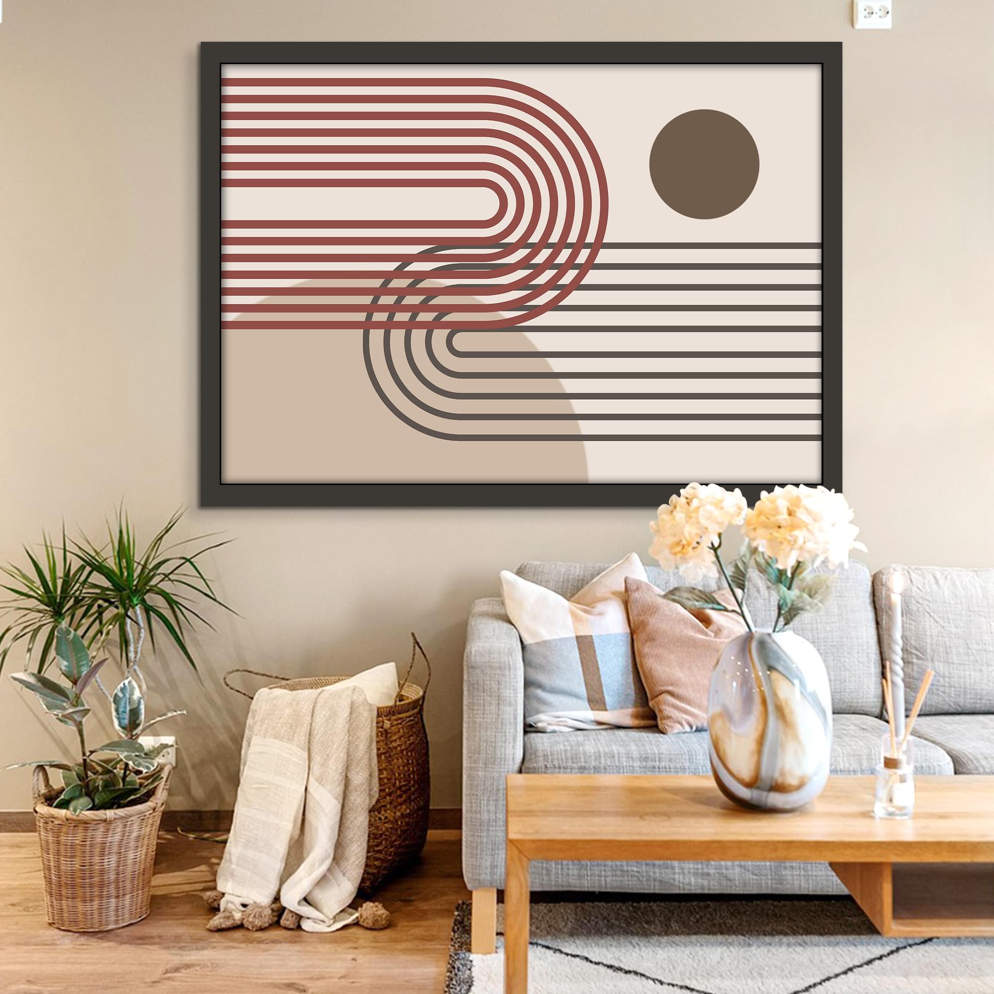 16x24 Black Frame 2 Pack, Engineered Wood for 24 x 16 in Poster | Horizontal or Vertical Wall Mounting, 24x16 Poster Frames for Gallery, Office, and Home Decor