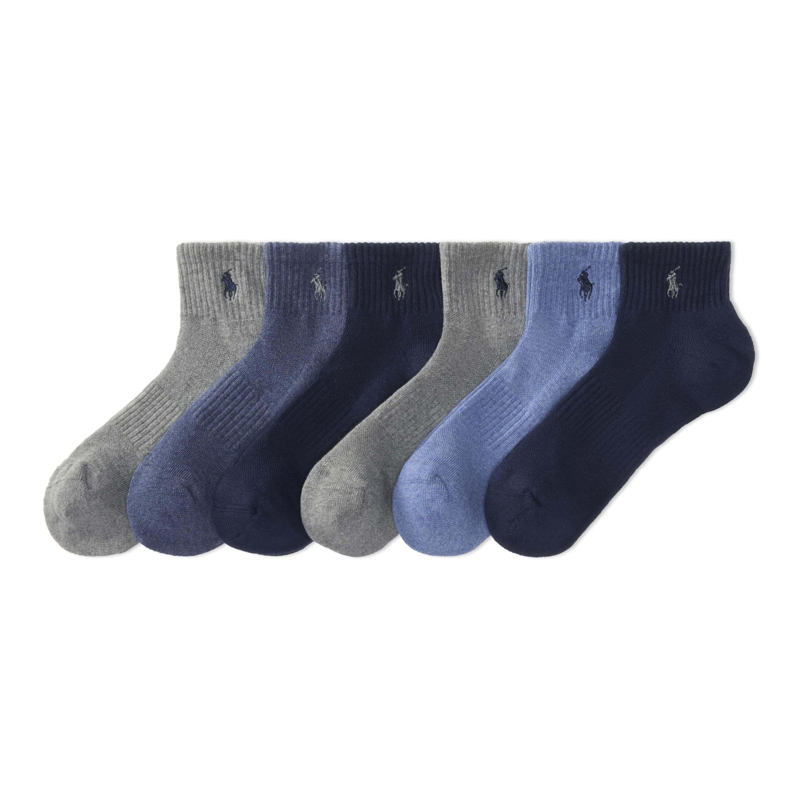 POLO RALPH LAUREN Men's Performance Cotton Quarter Socks
