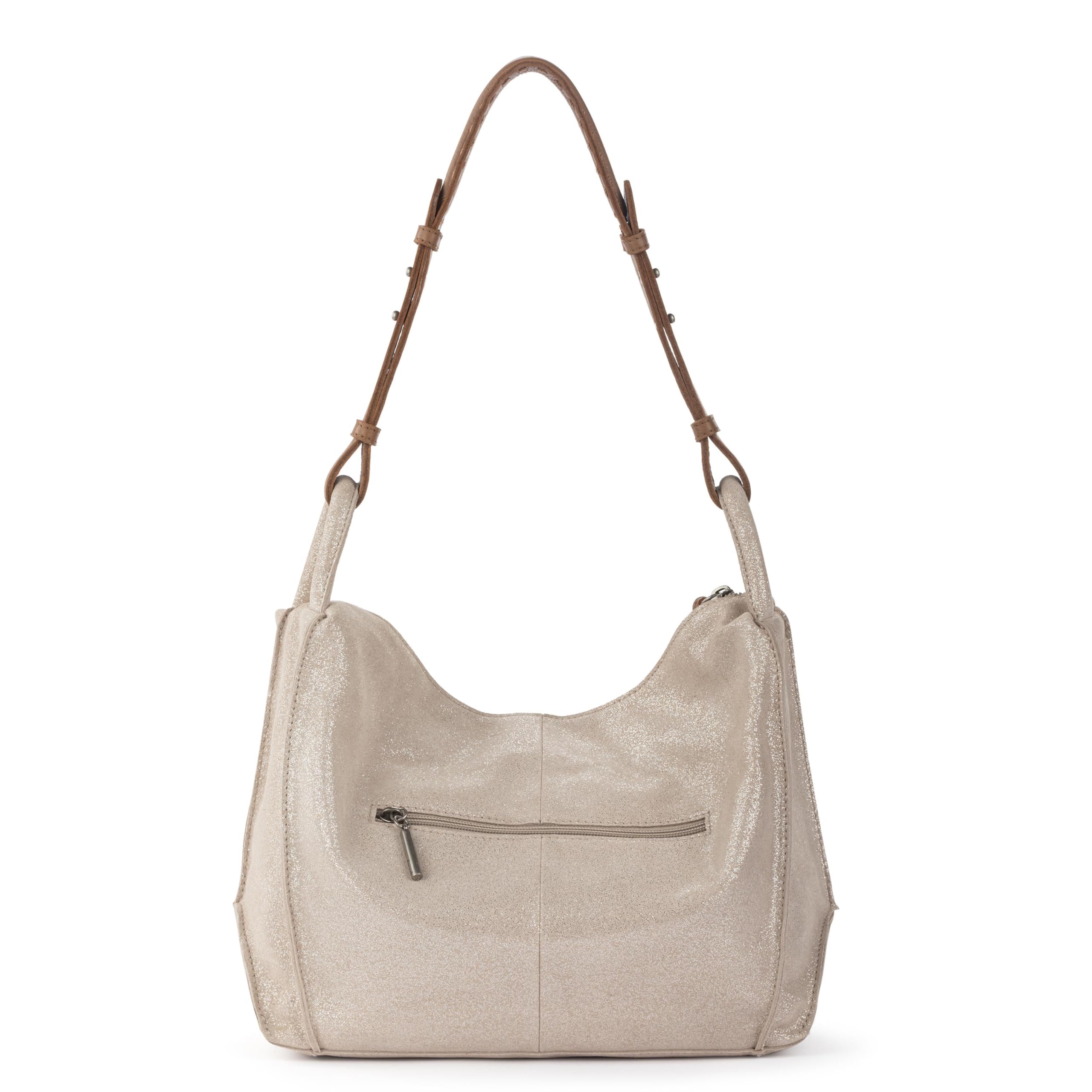 The Sak Los Feliz Hobo Purse - Premium Large Leather Women's Handbag for Everyday & Travel - Durable Purse With Zipper Pocket