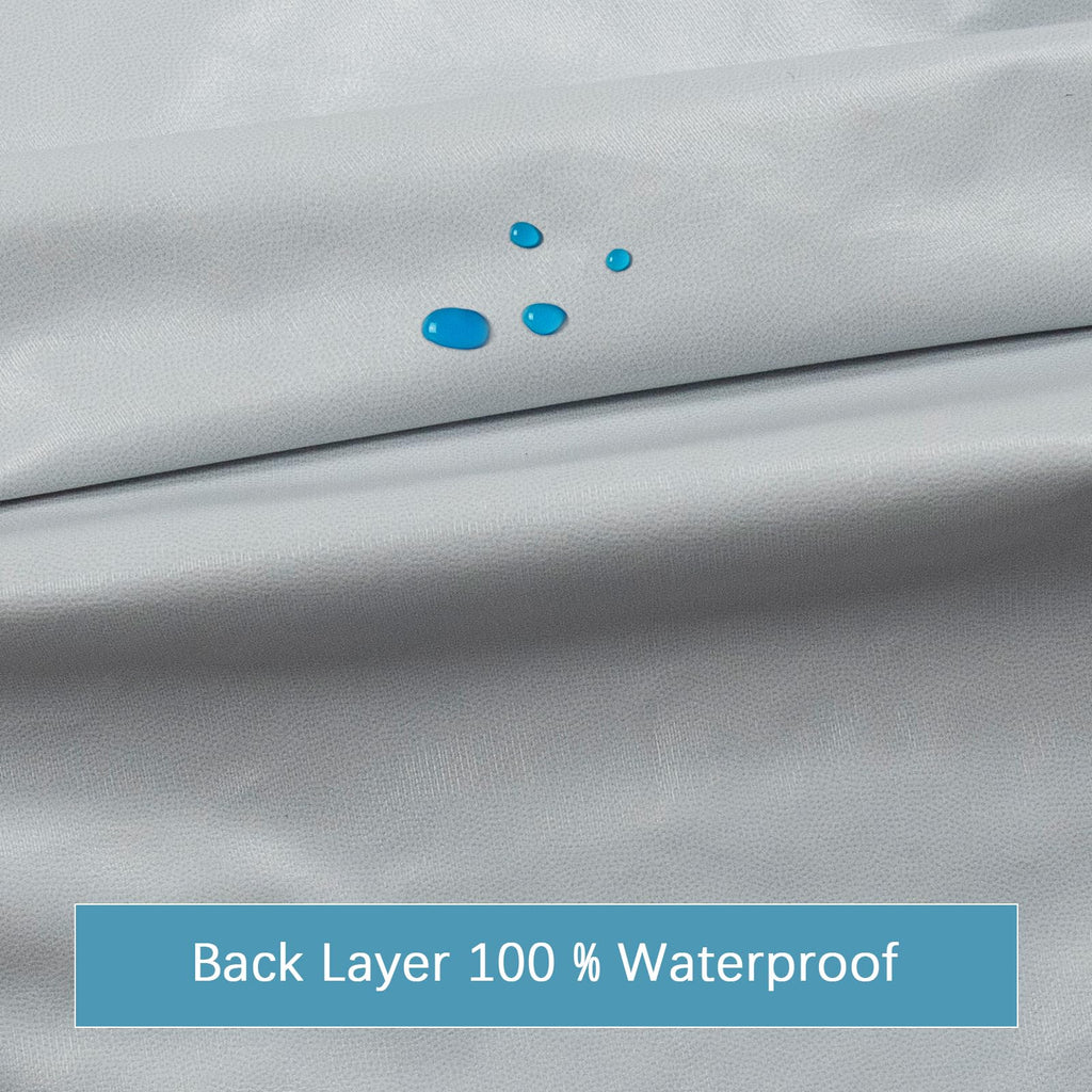 2 Pack Twin Mattress Protector Waterproof, Noiseless & Soft Coverage Mattress Fitted Sheet Twin with Deep Pocket up to 14", Super Breathable & Easy Wash Twin Size Mattress Protector