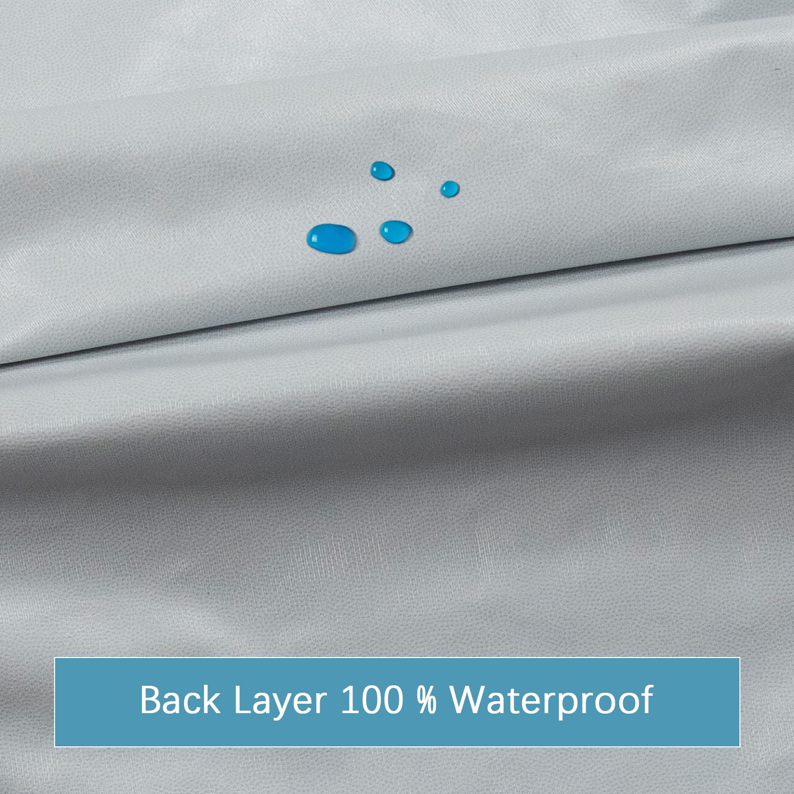 2 Pack Twin Mattress Protector Waterproof, Noiseless & Soft Coverage Mattress Fitted Sheet Twin with Deep Pocket up to 14", Super Breathable & Easy Wash Twin Size Mattress Protector