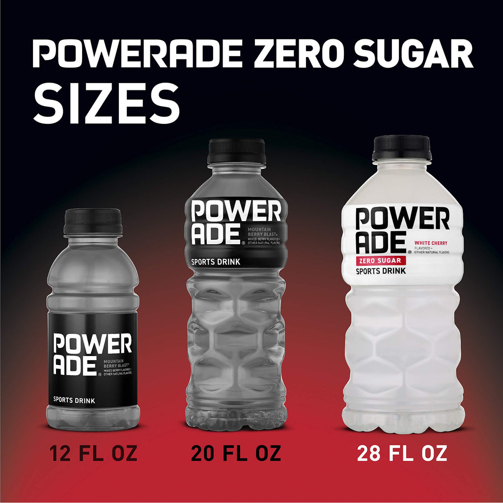 POWERADE White Cherry Zero, 28 Fl oz